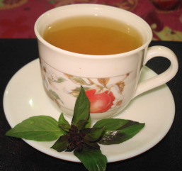 A cup of tulsi tea